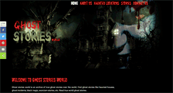 Desktop Screenshot of ghoststoriesworld.com